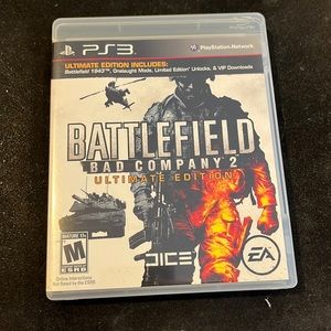 PS3 video game - Battlefield Bad Company 2 Ultimate Edition